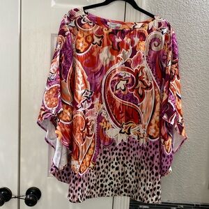 Chicos Size L/XL Poncho top